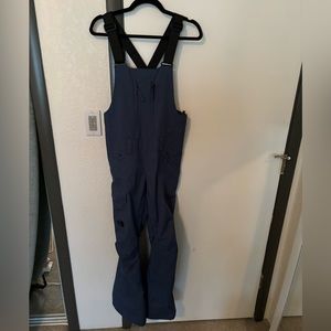 The North Face Women’s Freedom ski/snowboard Bib, Size Small, Color: Shady Blue